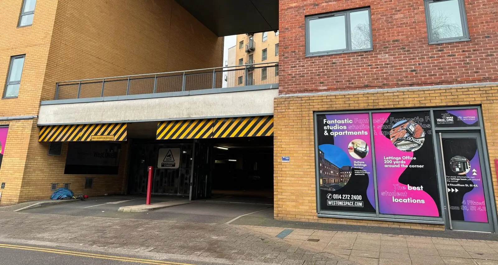 Car park entrance Image
