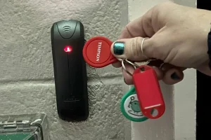 Car Park Building Entrance Fob Reader